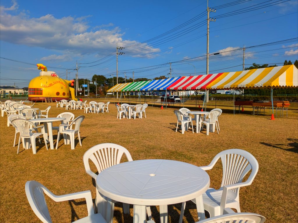 壬生町総合産業まつり,栃木県,イベント,会場設営,イベントテント,ガーデンテーブルセット,ふあふあ,壬生町,お祭り